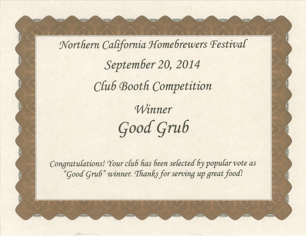 NCHF 2014 Bay Area Mashers Winner Good Grub